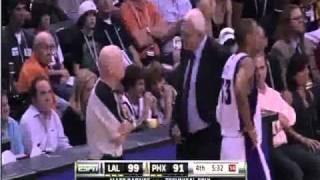 Joey Crawford's technical on Matt Barnes October 29, 2010 Vs Phoenix Suns