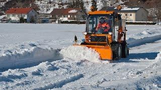 Multihog Tractor with Snow Plough & Salt Spreader