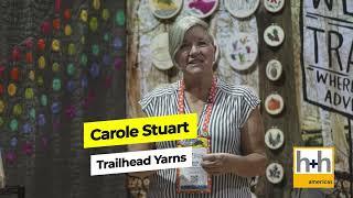 In her own words Carole English of Trailhead Yarns