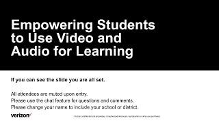 Summer of Powerful Learning: Empowering Students to Use Video and Audio for Learning