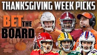 Thanksgiving Week College Football and NFL Picks Predictions Best Bets