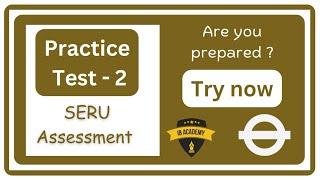 SERU practice - Test 2  SERU TFL- Mock Test #Seruassessmenttfl, #tfl, #phv, #seru