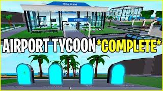 I FINISHED AIRPORT TYCOON ROBLOX