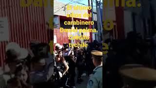 multitudinaria  despedida  carabineros desde Rancagua