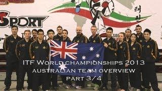 World championships 2013 australian team overview part 3-4