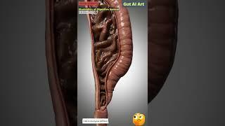Digestive System Struggling with Constipation Animation | Gut AI Art | 04
