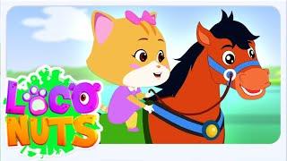 Mere Ghode Chale Tik Tik Tik, चल मेरे घोड़े, Popular Loco Nuts Hindi Rhymes For Kids