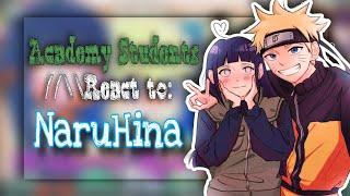 Academy Students React to NaruHina || Gacha React Naruto