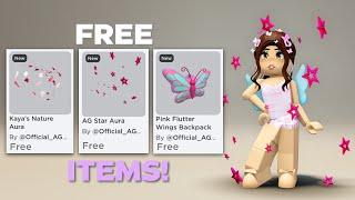 NEW FREE ITEMS YOU MUST GET IN ROBLOX!