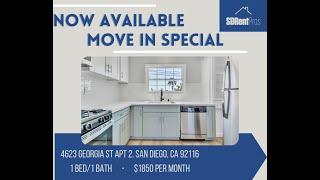 Virtual Tour for 4623 Georgia #2 San Diego, CA 92116