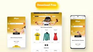 Template Responsive ECOMMERCE  HTML CSS & JavaScript | Free Source Github