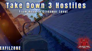 NOOB Contractors Take Down 3 Hostiles in Combat in Contractors Exfilzone!
