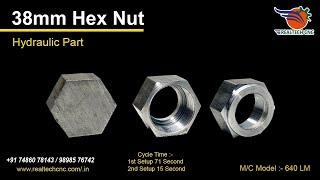 Hex Nut-38mm | RealTech CNC Machine VD-246