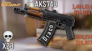 20K AKS74U Draco Build in TV Station Forbidden Zone - Arena Breakout