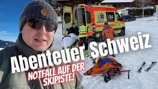 Schweizer Berge, Skifahren & Stress am ersten Tag! ️️️