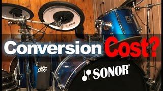 How Much Does An Acoustic To Electronic Drumset Conversion Cost?