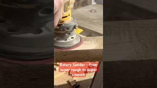 DeWalt Rotary Sander - 2x4 Board From Extra Rough To Super Smooth #toolreview #rotarysander #tools