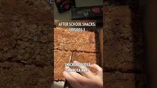 A granola bar that tastes like a snickerdoodle cookie?? Yes, pls 
