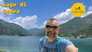 Hiking around the lake of Ledro