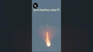 SpaceX Starship Booster Landing Test Flight 6