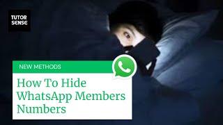 How To Hide WhatsApp Group Member Number From Other Members/ Participants (English Version)