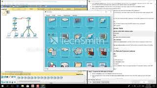 CCNA 5.3.2.8 Packet Tracer - Examine the ARP table