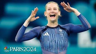 Bryony Page springs to a HUGE SCORE to secure first trampoline gold | Paris Olympics | NBC Sports