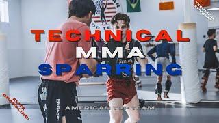 AMERICAN TOP TEAM MMA SPARRING | MMA TRAINING #boxing #muaythai #mma #sparring #kickboxing #training