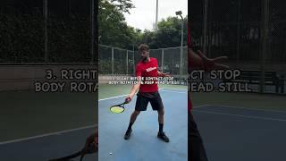 FOREHAND UNLOCK - 3 IMPORTANT TIPS!#tenfitmen #tennisforehand #forehand #tennistips #tenniscoach