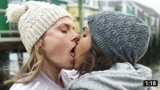 Hightown 2x04 / Kissing Scene — Jackie and Leslie (Monica Raymund and Tonya Glanz)