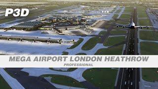 Mega Airport London Heathrow Professional Scenery for P3D from Aerosoft