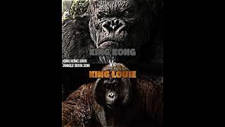 King Kong vs King Louie #vsedit #vsbattle #kingkong #junglebook #wis #whoisstrongest #whoisstronger
