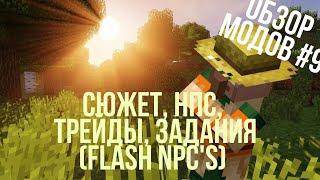 Обзор модов#9(Сюжетный нпс!) (Flash's NPCs)