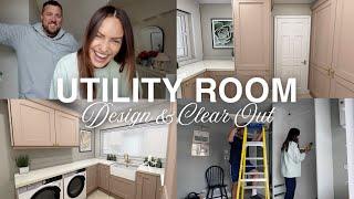 Utility Room Renovation Stage 1: Before, Clearing the Space + Our Design Plans!