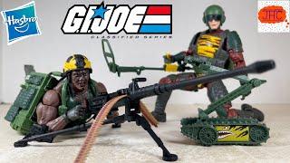 TIGER FORCE! GI Joe Classified Series Roadblock Tripwire MACLEOD Action Figure Review Detector Bots