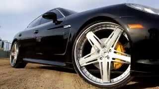 Big Boys Customs 2012 Porsche Panamera on 24" Concave Amani Forged Verato's!