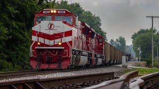 INRD Merom Coal Empties 60 MPH! Railfanning Sullivan, IN