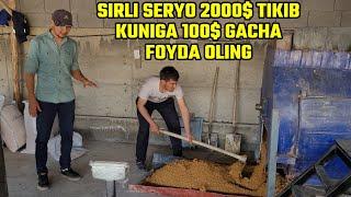 SIRLI MAXSULOT TAYYORLASH SIRI OCHILDI KUNIGA 100$ GACHA FOYDA KIR SOVUN SERYOSI