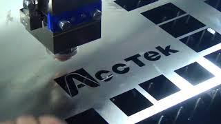 fiber laser cutting  machine AKJ1390F  by ACCTEK CHINA