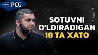 Sotuvni o‘ldiradigan 18 xato