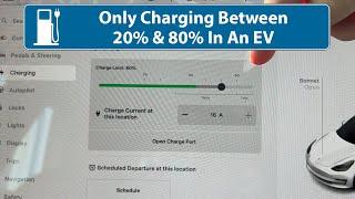 Electric Car Batteries - Only Using 20% to 80%