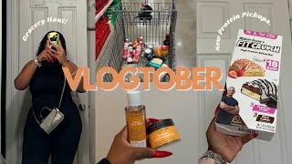 VLOGTOBER DAY 21! Setting Myself Up for Success, New Protein Pick Ups, Grocery Shopping Vlog