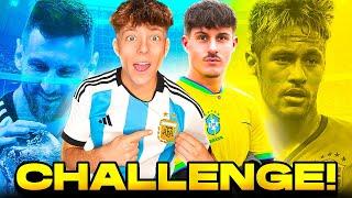 MESSI vs NEYMAR Fußball Challenge! 