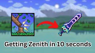 Terraria how to get Zenith in under 10 seconds