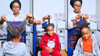 Hair transformation on my daughter, on a school morning | Cute hairstyle for kids  #hairtutorial