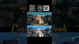 Capcut color grading settings for night videos | cinematic edit using capcut