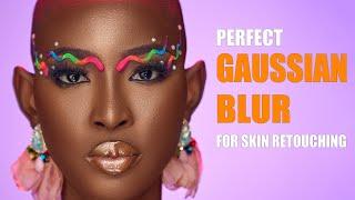 THE PERFECT GAUSSIAN BLUR RADIUS FOR SKIN RETOUCHING IN PHOTOSHOP | Frequency Separation Tutorial