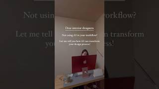 Let me tell you how AI can transform your design process! #interiordesign #interiordesignai #ai