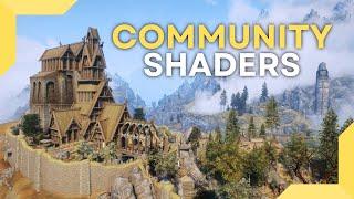 Skyrim Community Shaders: AMAZING Graphics and Performance