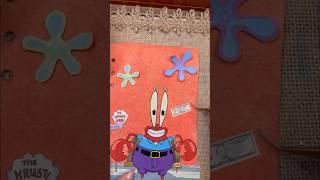 Mr. Krabs ️ #spongebob #mrkrabs #scrapbook #asmr #journal #viralvideo #holidayswithyoutube